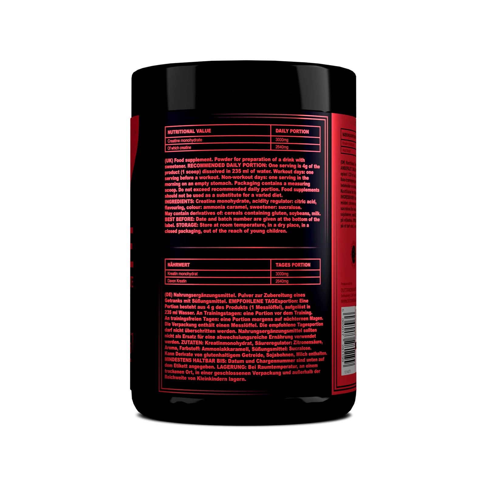 Monohydrate Dietary Supplement Powder 