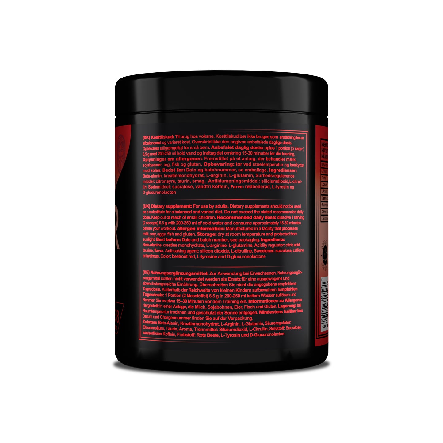 Prescription of Pre-Workout Xtreme Valor Powder 