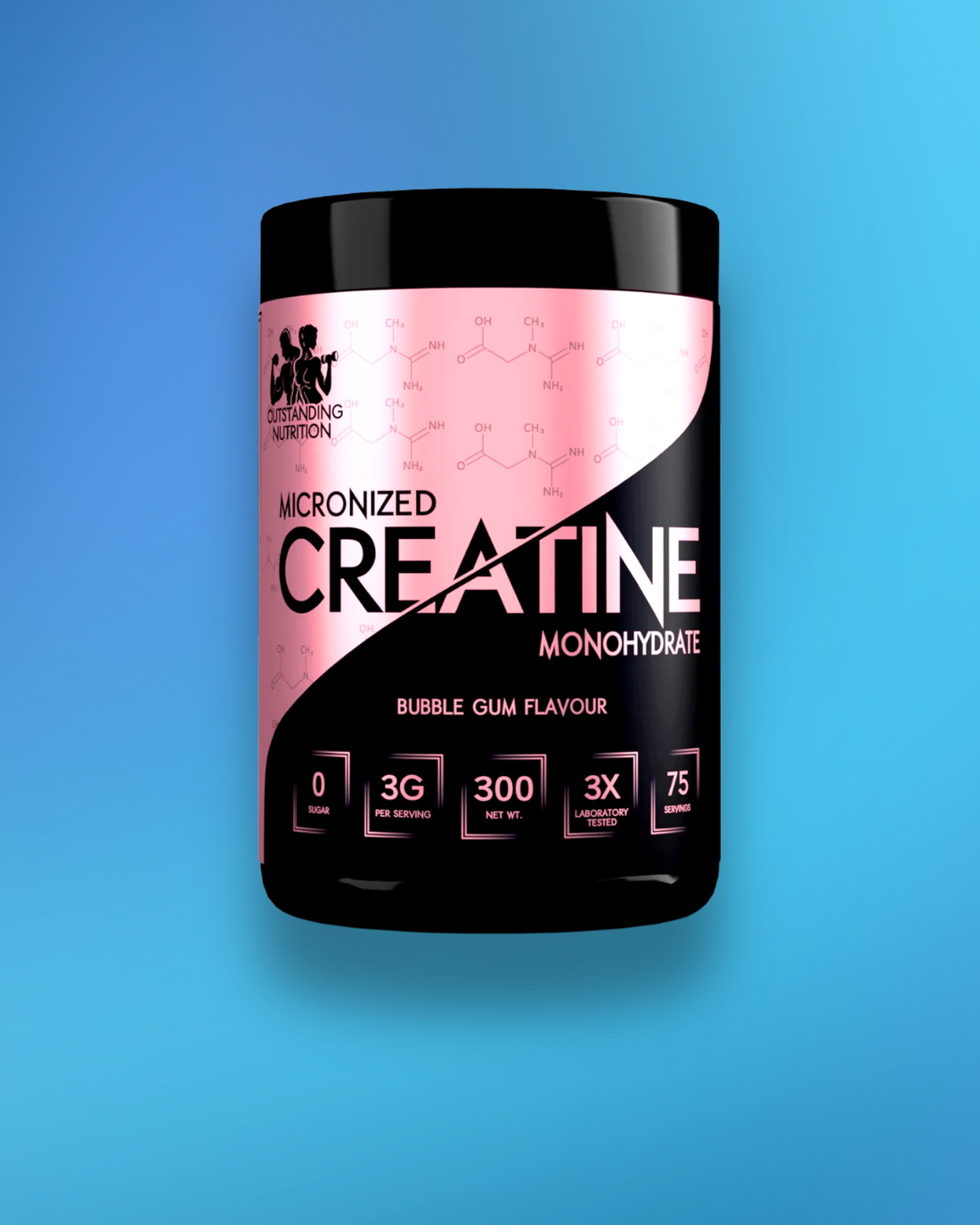Creatine Monohydrate Powder | Bubble Gum Flavor