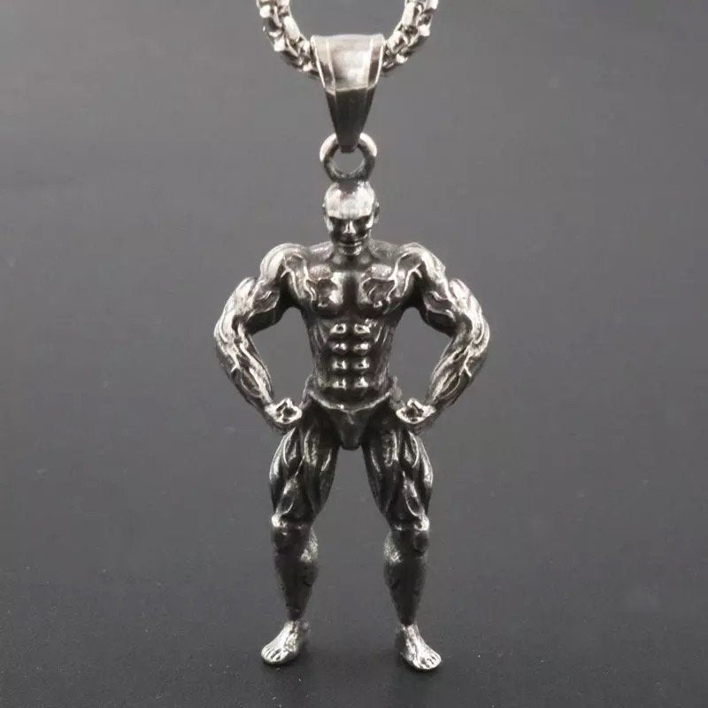 Halskæde Stående Bodybuilder