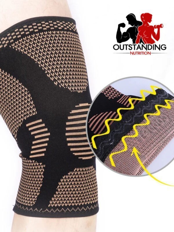 Anti-Slip Silikone Knæstøtte